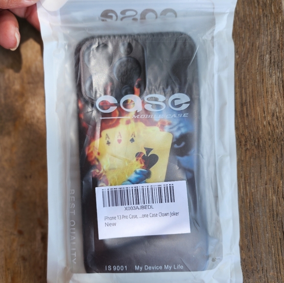 Iphone 13 Pro case Joker Aces on fire NEW - Picture 2 of 4